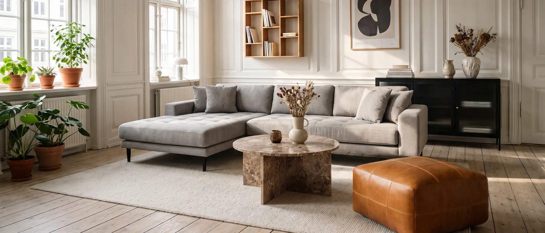 Fabio sofa med chaiselong